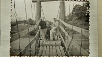 Подвесной мост в Быкове
