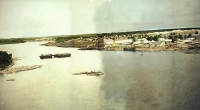 Панорама 1 из 5. г. Ноглики. Снято с японского плавкрана.