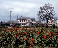 Железнодорожный вокзал в г. Южно-Сахалинске.