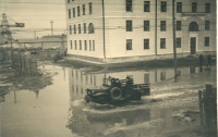 Потоп на улице Советской г. Холмск