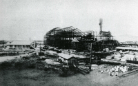 Строительство сахарного завода в Тойохаре