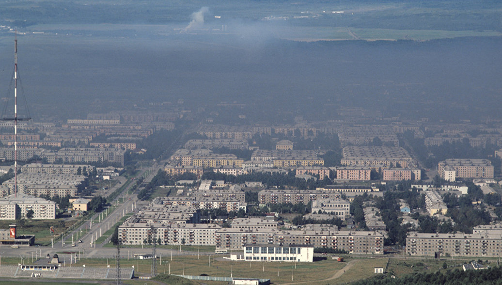 Вид на город Южно-Сахалинск