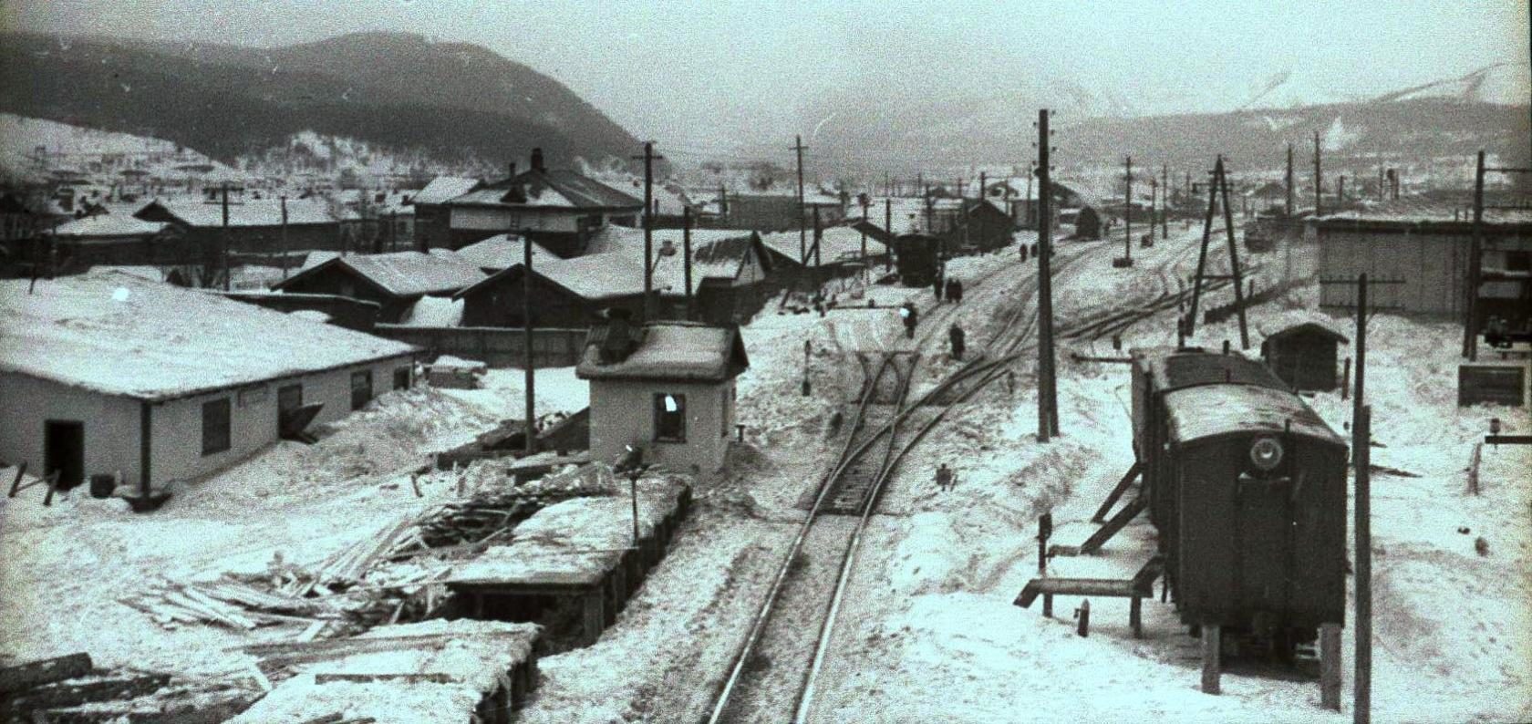 Железнодорожная станция в г. Томари