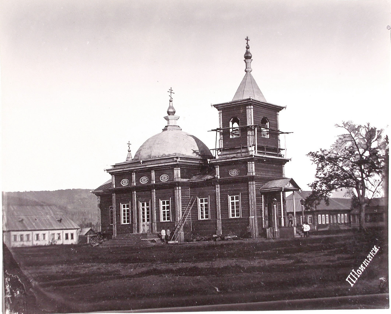 Вид церкви села Рыковское