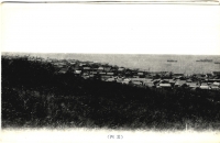 Панорама гавани Одомари. 1 из 4. Ч/Б